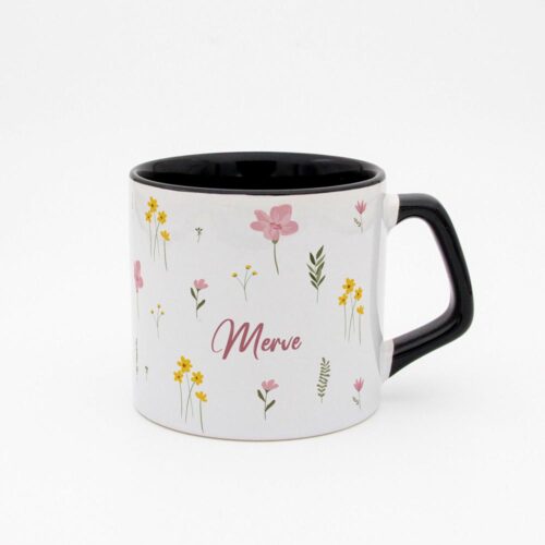 Kır Çiçekleri İsimli Moka Kupa - Görsel 6