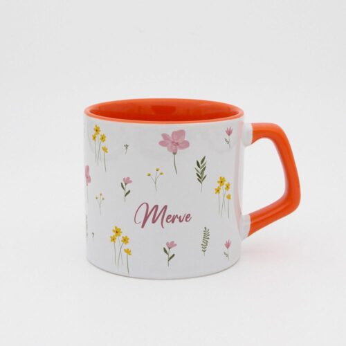 Kır Çiçekleri İsimli Moka Kupa - Görsel 7