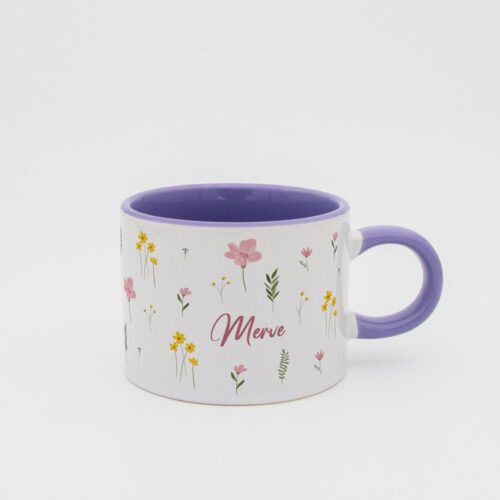 Kır Çiçekli İsimli Sweet Fincan - Görsel 2