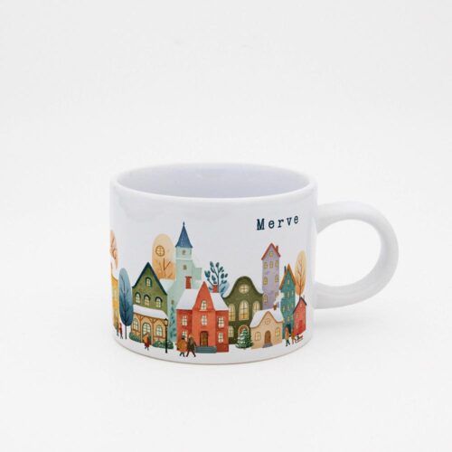 Kış Manzarası İsimli Sweet Fincan v1 - Görsel 2