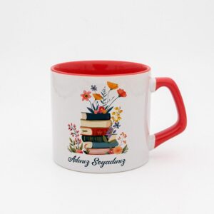 Kitaplı İsimli Moka Kupa