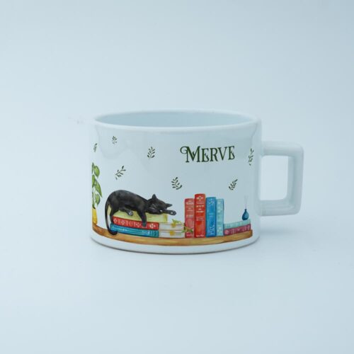 Kitaplık İsimli Karekulp Fincan - Görsel 11