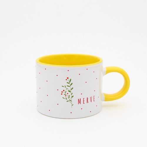 Kokina Çiçeği İsimli Sweet Fincan - Görsel 6