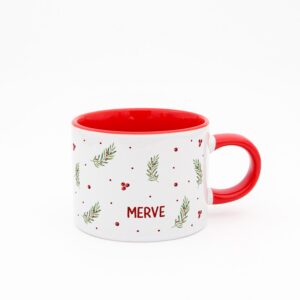 Kokina Yapraklı İsimli Sweet Fincan