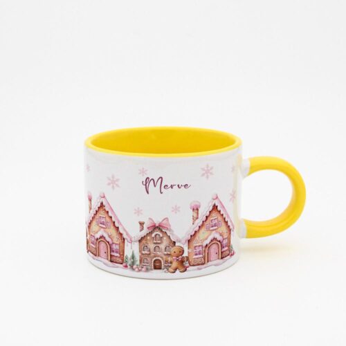 Kurabiye Ev İsimli Sweet Fincan - Görsel 5