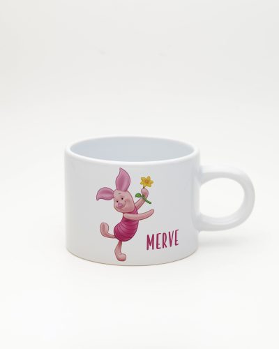 Beyaz Piglet İsimli Sweet Fincan, ön yüz