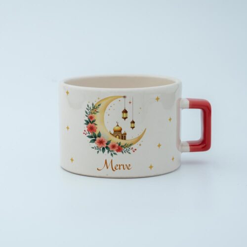 Ramazan Fener Temalı İsimli Karekulp Fincan - Görsel 3