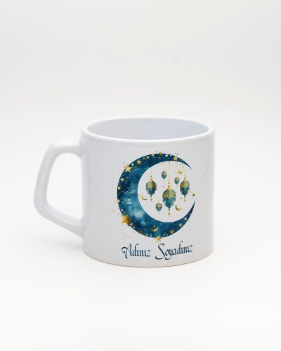 Beyaz Ramazan Fener İsimli Moka Kupa v2, arka yüz