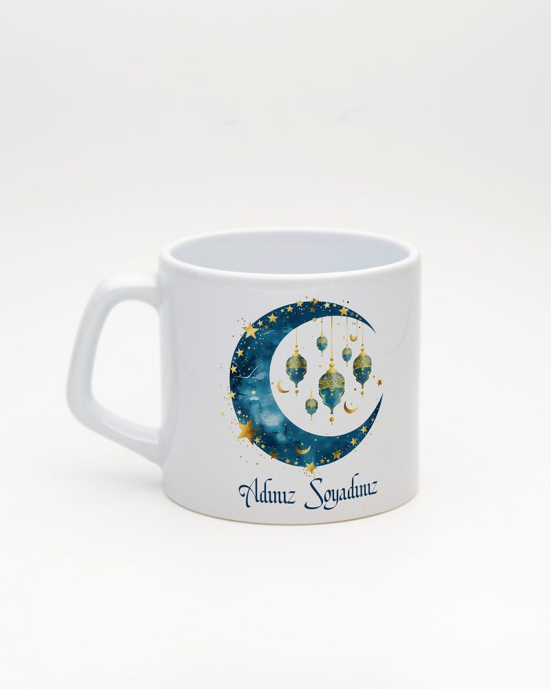 Beyaz Ramazan Fener İsimli Moka Kupa v2, arka yüz