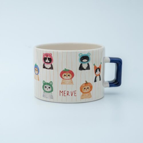 Şapkalı Kediler İsimli Fincan - Görsel 5