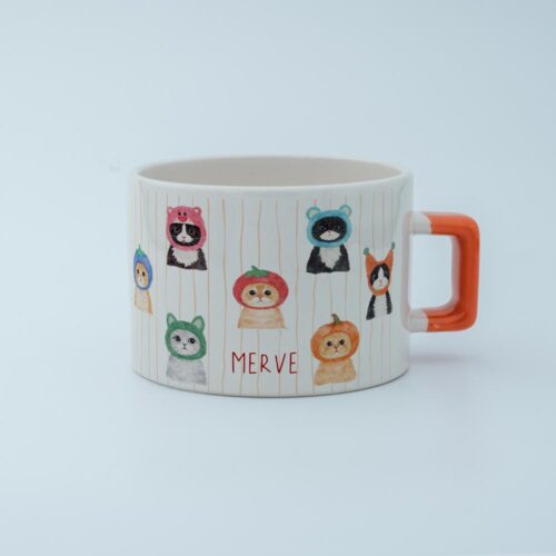 Şapkalı Kediler İsimli Fincan - Görsel 10