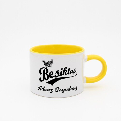 Siyah Beyaz İsimli Sweet Fincan - Görsel 4