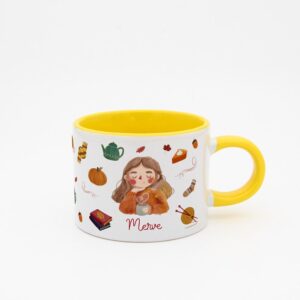 Sonbahar Güzeli İsimli Sweet Fincan