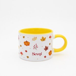 Sonbahar Yapraklı İsimli Sweet Fincan
