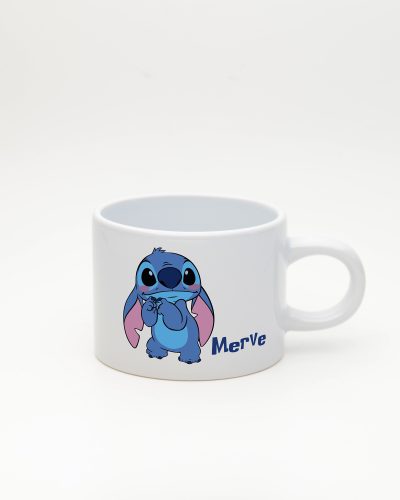 Beyaz Stitch İsimli Sweet Fincan v1, ön yüz