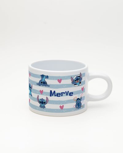 Beyaz Stitch İsimli Sweet Fincan v2, ön yüz