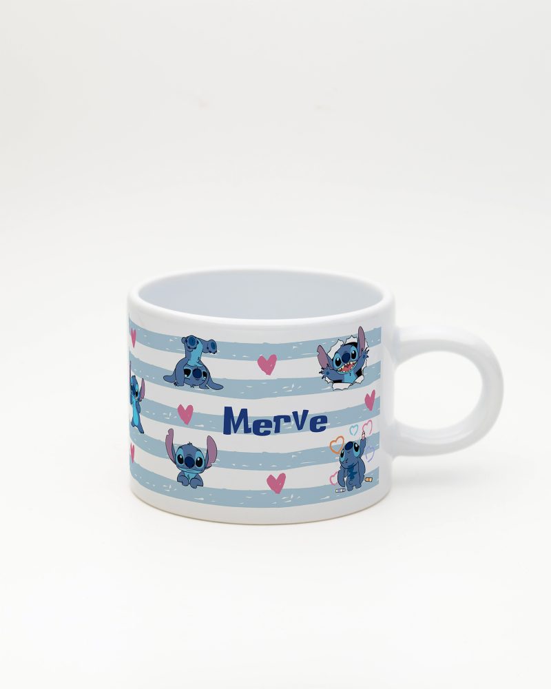 Beyaz Stitch İsimli Sweet Fincan v2, ön yüz