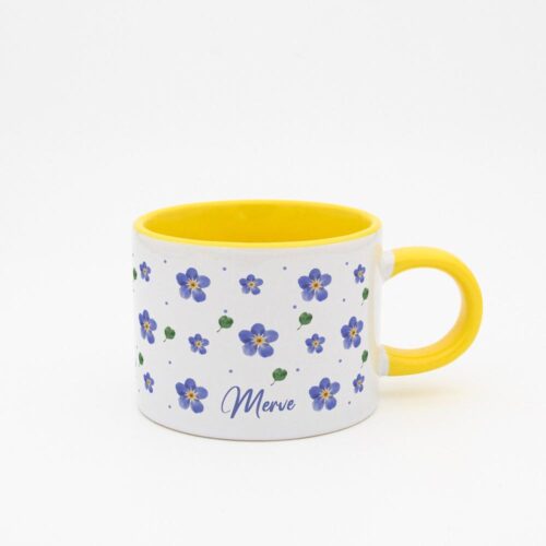 Unutma Beni Çiçeği İsimli Sweet Fincan - Görsel 3