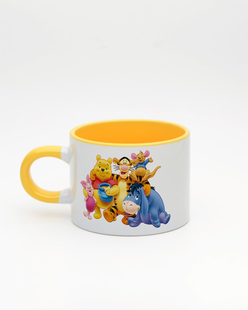 Sarı kulplu ve içi sarı Winnie İsimli Sweet Fincan, arka yüz