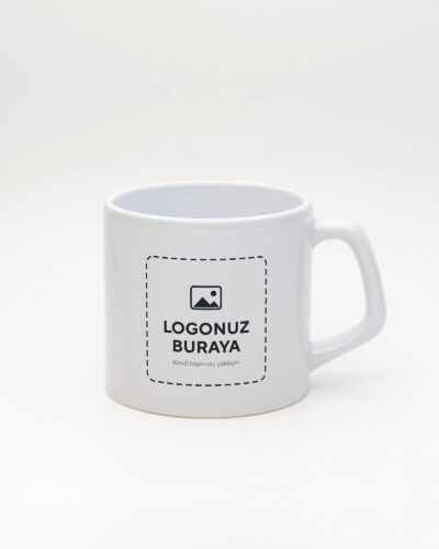 Logolu Moka Kupa – Beyaz (logonuz bu alana basılır)