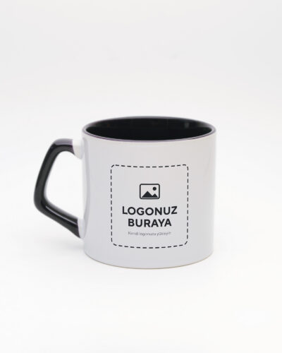 Logolu Moka Kupa siyah