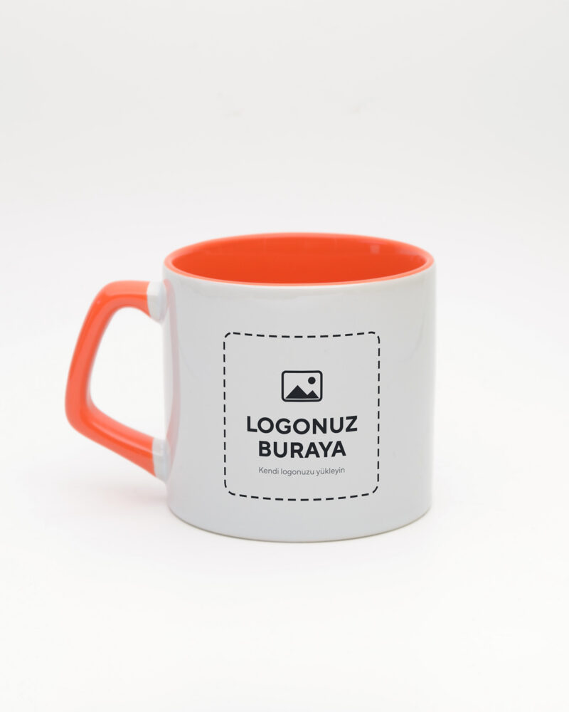 Logolu Moka Kupa turuncu