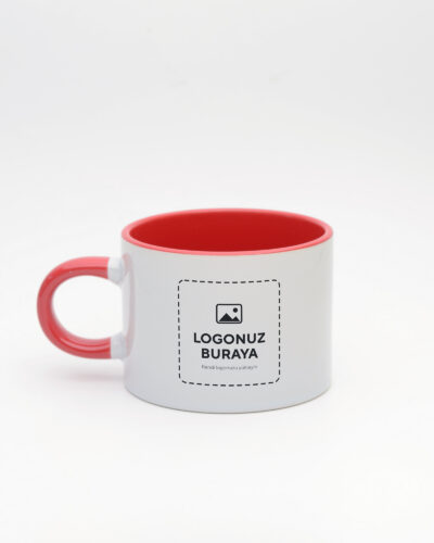 Logolu Sweet Fincan kirmizi