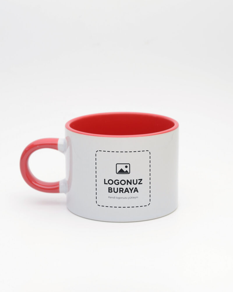 Logolu Sweet Fincan kirmizi