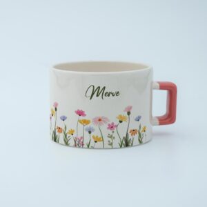 Çiçek Bahçesi İsimli Karekulp Fincan