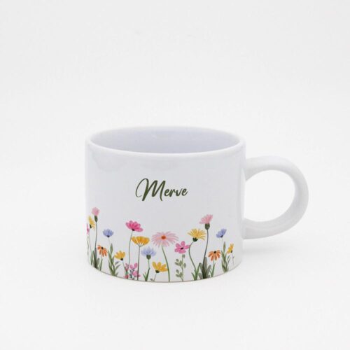 Çiçek Bahçesi İsimli Sweet Fincan - Görsel 6