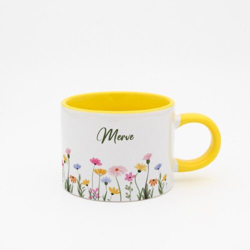 Çiçek Bahçesi İsimli Sweet Fincan - Görsel 4