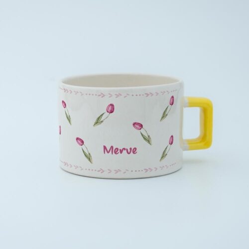 Laleli İsimli Karekulp Fincan - Görsel 8