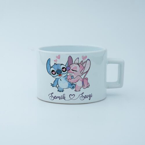 Stitch & Angel İsimli Fincan - Görsel 7