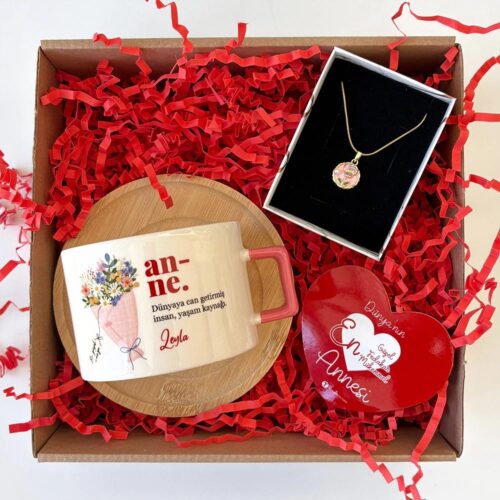Çiçek Temalı Anne Hediye Kutusu - Görsel 1