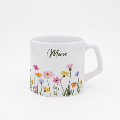 Çiçek Bahçesi İsimli Moka Kupa - Görsel 7