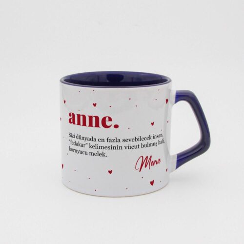 Fotoğraflı İsimli Anne Moka Kupa - Görsel 5