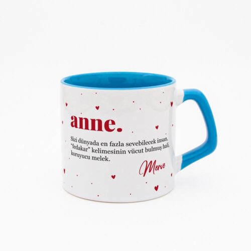 Fotoğraflı İsimli Anne Moka Kupa - Görsel 6