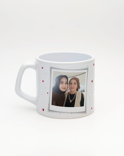 Beyaz Fotoğraflı İsimli Anne Moka Kupa, arka yüz