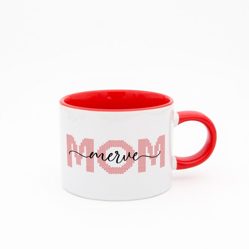 Mom İsimli Sweet Fincan
