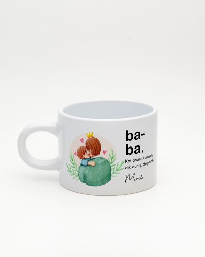 Beyaz Baba Kelime Sweet Fincan v1, arka yüz