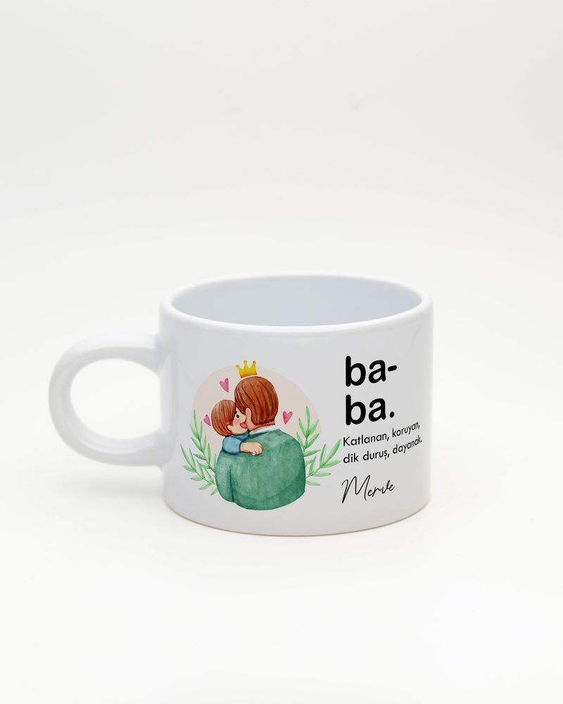 Beyaz Baba Kelime Sweet Fincan v1, arka yüz