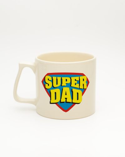 Krem Super Dad İsimli Gala Kupa, arka yüz