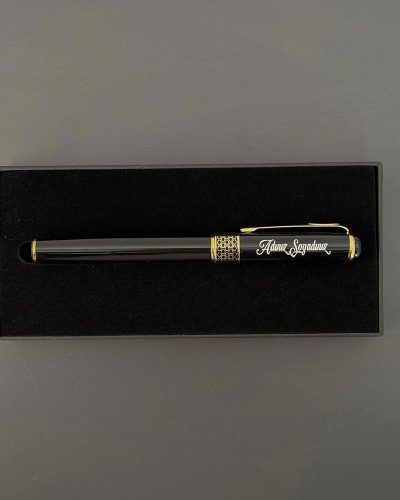 Gold İşlemeli Kişiye Özel Roller Kalem - Görsel 3