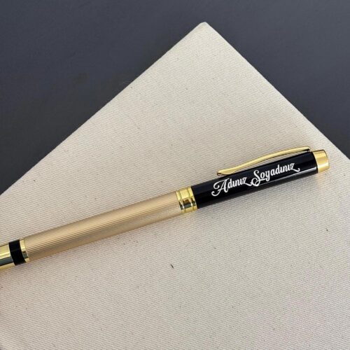 Minimal Gold Kişiye Özel Roller Kalem - Görsel 2
