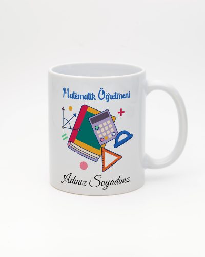 İsme Özel Matematik Öğretmeni Kupa
