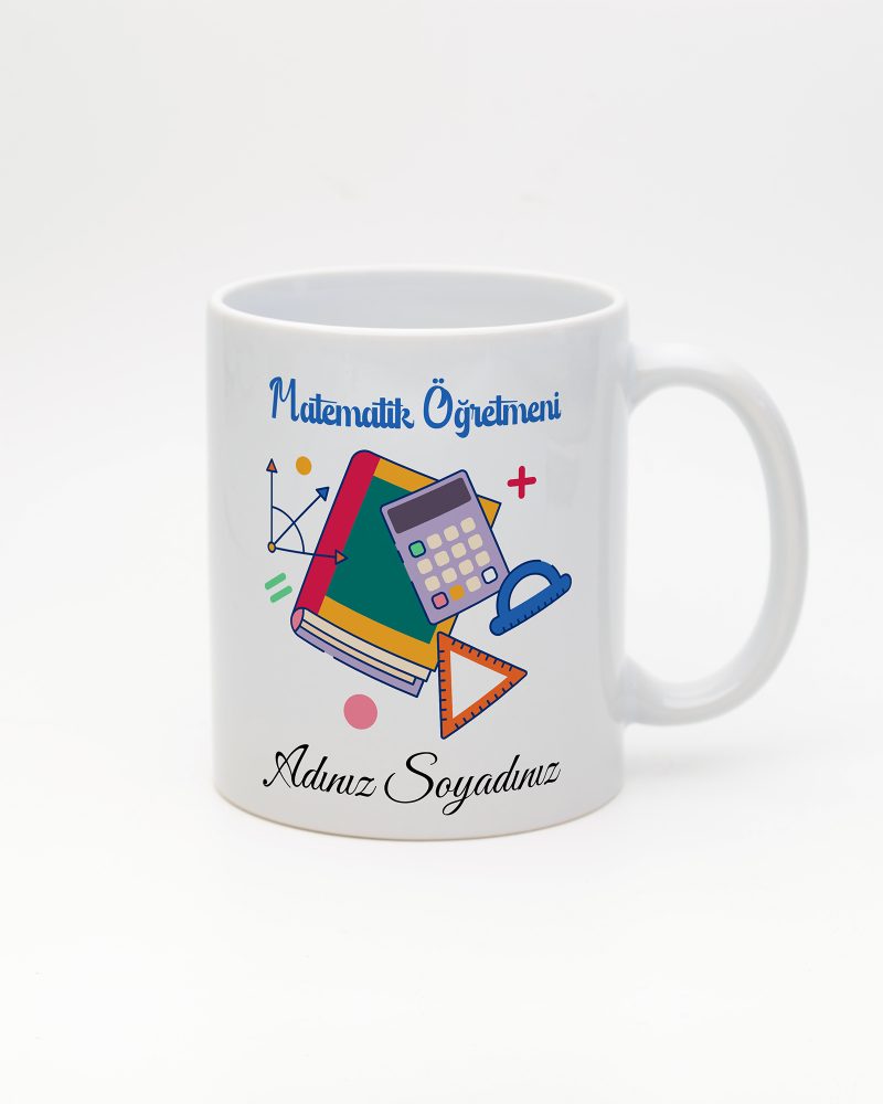 İsme Özel Matematik Öğretmeni Kupa