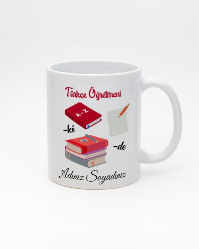 İsme Özel Türkçe Öğretmeni Kupa