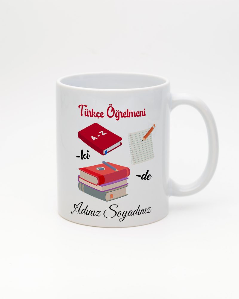 İsme Özel Türkçe Öğretmeni Kupa