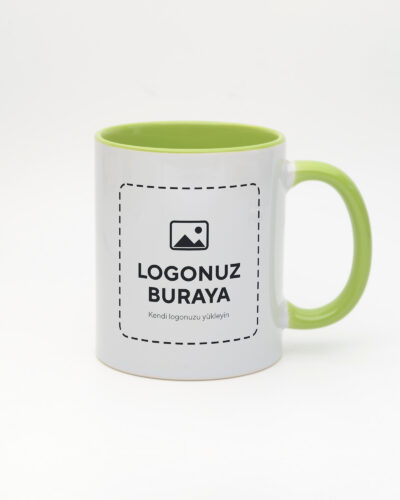Logolu Standart Kupa – Açık Yeşil (logonuz bu alana basılır)