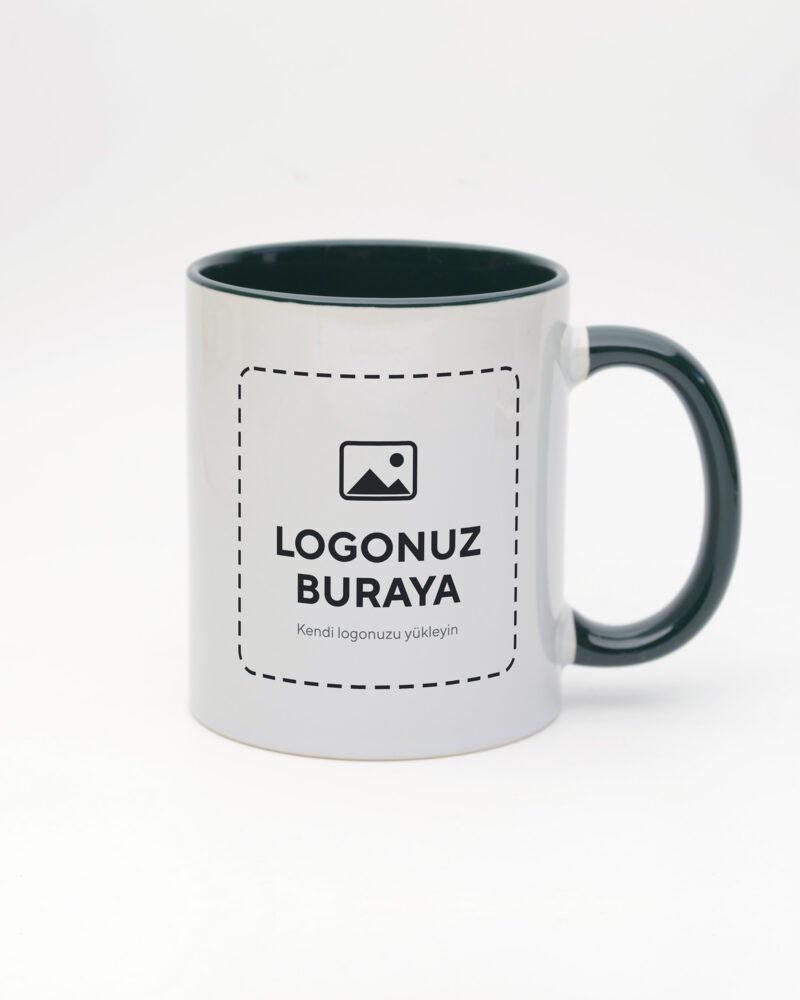 Logolu Standart Kupa – Koyu Yeşil (logonuz bu alana basılır)
